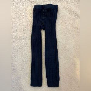 Mini Boden Cable knit footless tights